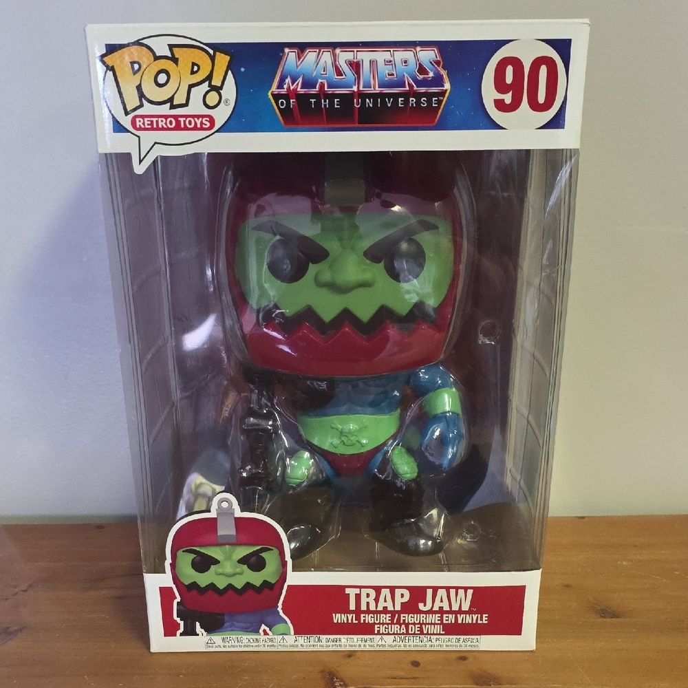Funko Pop! Trap Jaw Figure with Green and Red Colors